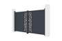 Portail battant 3m RUIVO H.160cm aluminium gris 3