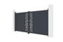 Swing gate 3.5m RUIVO H.160cm gray aluminum 3