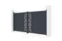 Swing gate 3.5m RUIVO H.160cm gray aluminum 7