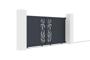 Brama przesuwna FOLYA 3m, wysokość 140cm, szare aluminium 2