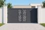 FOLYA 3m Sliding Gate, 140cm High, Grey Aluminium main_image thumbnail