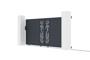 Portail coulissant 3,5m FOLYA H.140cm aluminium gris 3