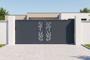 FOLYA 3.5m Sliding Gate, 140cm High, Grey Aluminium main_image thumbnail