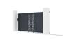 Portail coulissant 3,5m RUIVO H.140cm aluminium gris 3