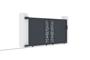 Portail coulissant 3,5m RUIVO H.140cm aluminium gris 6
