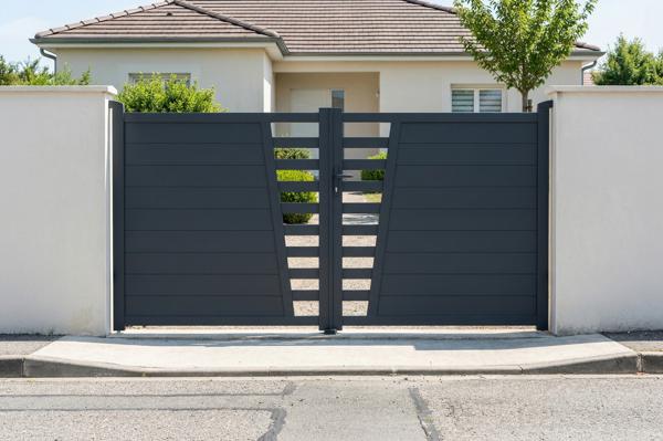 Brama skrzydłowa 3m CERVINA wys. 160cm szara aluminiowa main image