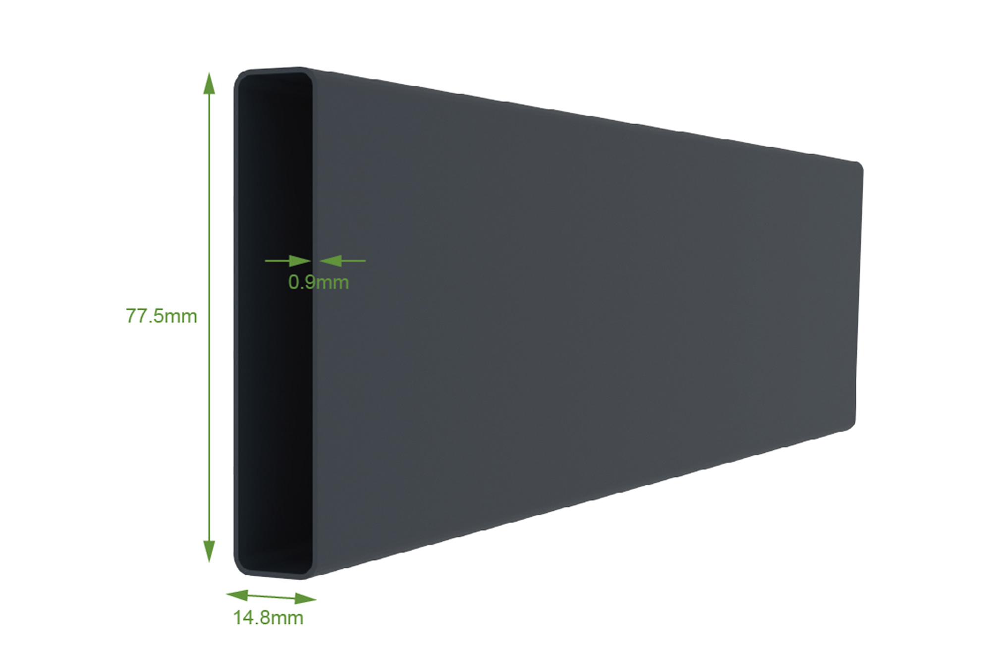 Gate 1m CERVINA RUIVO H.140cm gray aluminum 11