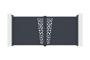 Swing gate 3.5m CERVINA RUIVO H.160cm gray aluminum 7