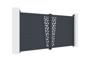 Swing gate 3.5m CERVINA RUIVO H.160cm gray aluminum 8