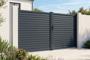 CALANCIA 3.5m H.180cm swing gate, grey aluminum 7