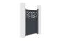 Gate 1m adjustable in width DOLOMITE RUIVO H.140cm gray aluminum 2