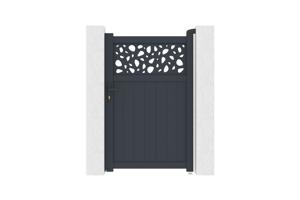 Vārti 1m DOLOMITE SUNNY A.160cm pelēks alumīnijs main image