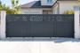 Sliding gate 5m DOLOMITE RUIVO H.140cm gray aluminum main_image thumbnail