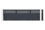 Sliding gate 5m DOLOMITE RUIVO H.160cm gray aluminum thumbnail 2