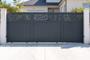 Sliding gate 5m DOLOMITE RUIVO H.160cm gray aluminum main_image thumbnail