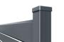 Clôture aluminium persienne 2m VANO H.180cm gris thumbnail 7