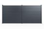 Clôture aluminium persienne 2m VANO H.180cm gris thumbnail 3