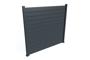 Clôture aluminium persienne 2m VANO H.180cm gris thumbnail 5