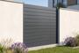 Clôture aluminium persienne 2m VANO H.180cm gris main_image thumbnail