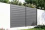 Fence extension kit 2m VANO H.180cm gray aluminum thumbnail 2