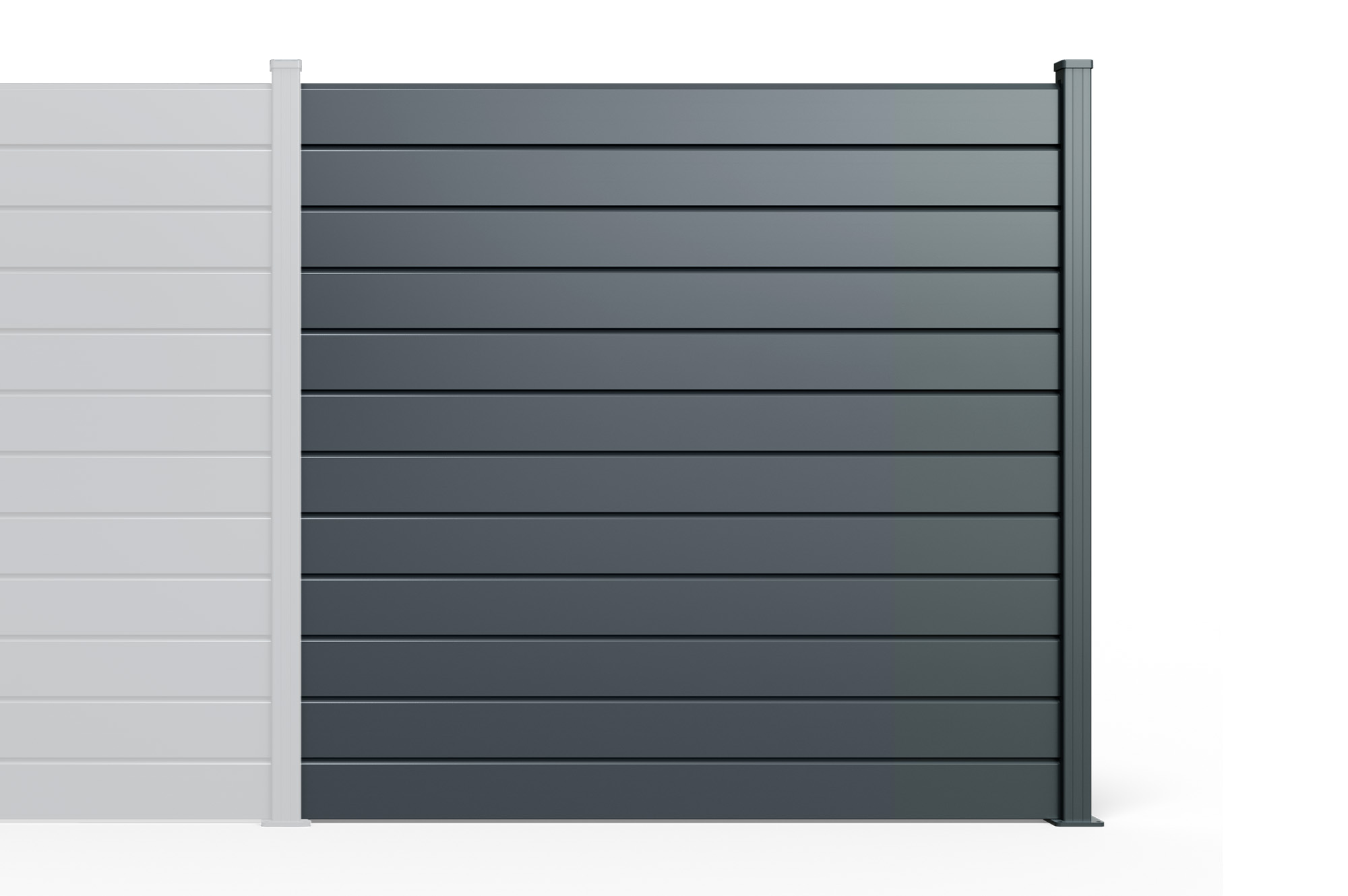 Fence extension kit 2m VANO H.180cm gray aluminum main_image