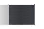 Kit di estensione per recinzione composita effetto legno PRIEL da 2 m, altezza 150 cm, su base grigia main_image thumbnail