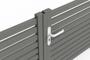 NERA 3.5m H.120cm Swing Gate, Quartz Grey thumbnail 5