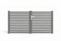 NERA 3.5m H.120cm Swing Gate, Quartz Grey main_image thumbnail