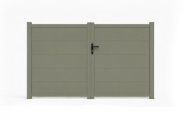 3m TABOR swing gate, 160cm high, green main image