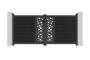 ATHOS SUNNY 3m H.140cm Anthracite Grey Swing Gate with Aluminum Frame thumbnail 8