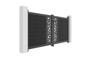 ATHOS SUNNY 3m H.140cm Anthracite Grey Swing Gate with Aluminum Frame thumbnail 3