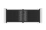 ATHOS ARLBERG 3m H.140cm Anthracite Grey Swing Gate with Aluminum Frame thumbnail 2