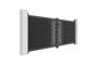 ATHOS ARLBERG 3m H.140cm Anthracite Grey Swing Gate with Aluminum Frame thumbnail 3