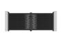 ATHOS ARLBERG 3m H.140cm Anthracite Grey Swing Gate with Aluminum Frame thumbnail 8