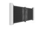 ATHOS VELETA 3m H.140cm Anthracite Grey Swing Gate with Aluminum Frame thumbnail 3