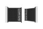 ATHOS SUNNY 3m H.160cm Anthracite Grey Swing Gate with Aluminum Frame thumbnail 9