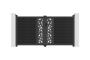 ATHOS SUNNY 3m H.160cm Anthracite Grey Swing Gate with Aluminum Frame thumbnail 2