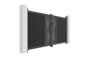 ATHOS VELETA 3m H.160cm Anthracite Grey Swing Gate with Aluminum Frame thumbnail 3