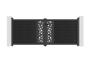 ATHOS SUNNY 3.5m H.140cm Anthracite Grey Swing Gate with Aluminum Frame thumbnail 2