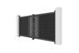 ATHOS ARLBERG 3.5m H.140cm Anthracite Grey Composite Wood Swing Gate with Aluminum Frame thumbnail 4