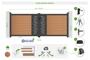 ATHOS ARLBERG 3.5m H.140cm teak composite wood swing gate with aluminum frame thumbnail 5