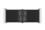 ATHOS VELETA 3.5m H.140cm Anthracite Grey Composite Wood Swing Gate with Aluminum Frame thumbnail 2