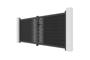 ATHOS ARLBERG 3.5m H.160cm Anthracite Grey Composite Wood Swing Gate with Aluminum Frame thumbnail 4
