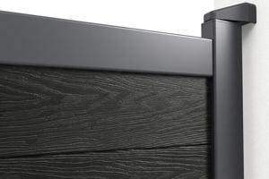 ATHOS VELETA 3.5m H.160cm Anthracite Grey Swing Gate with Aluminum Frame 6