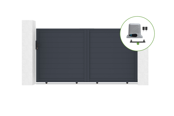 Automatic sliding gate 3m EIGER H.160cm + motor RANGER C300 main image