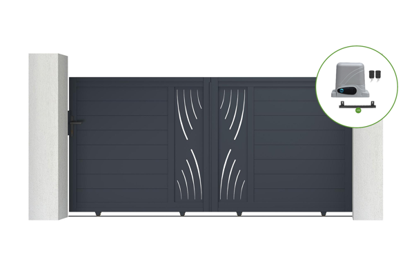 Automatic sliding gate 3m VELETA H.140cm + motor RANGER C300 main image