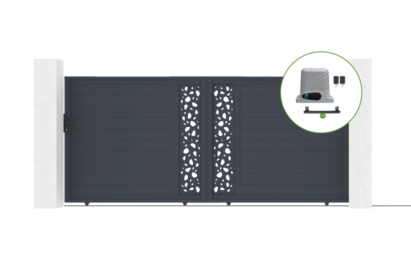 Automatic sliding gate 4m SUNNY H.180cm + motor RANGER C300 main image