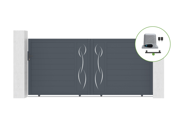 Automatic sliding gate 3,5m LIFE H.160cm + motor RANGER C300 main image