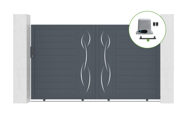 Automatic sliding gate 3m LIFE H.180cm + motor RANGER C300 main image