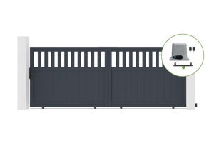 Automatic sliding gate 3,7m SANTIS H.140cm + motor RANGER C300 main_image